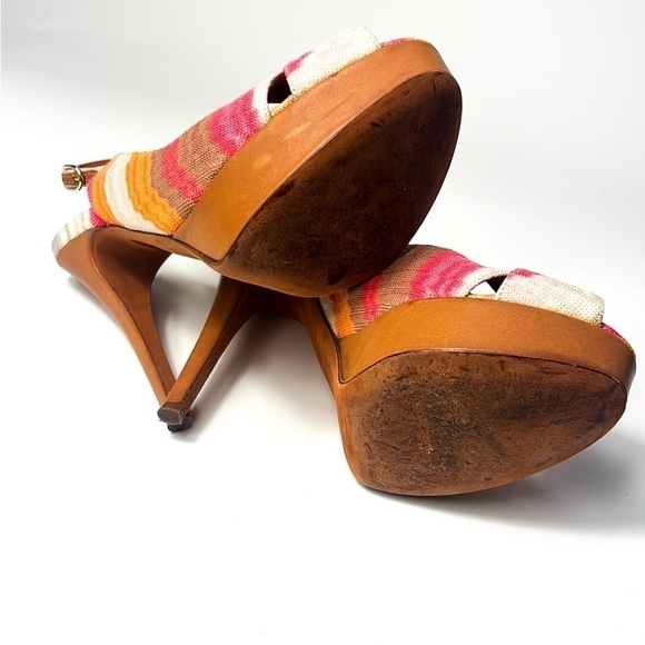 Missoni Crisscross Peek Toe Heels - Picture 5 of 5